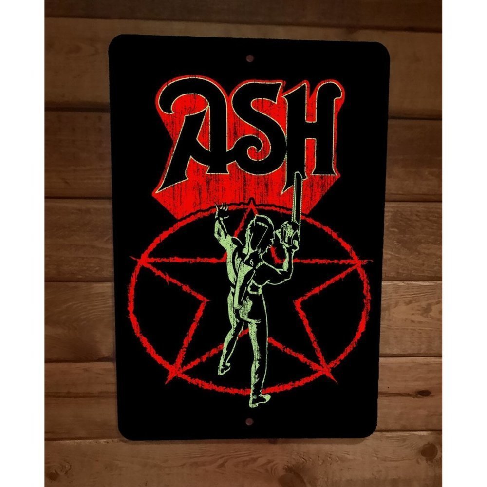 Ash 2112 Rush Evil Dead 8x12 Metal Wall Sign
